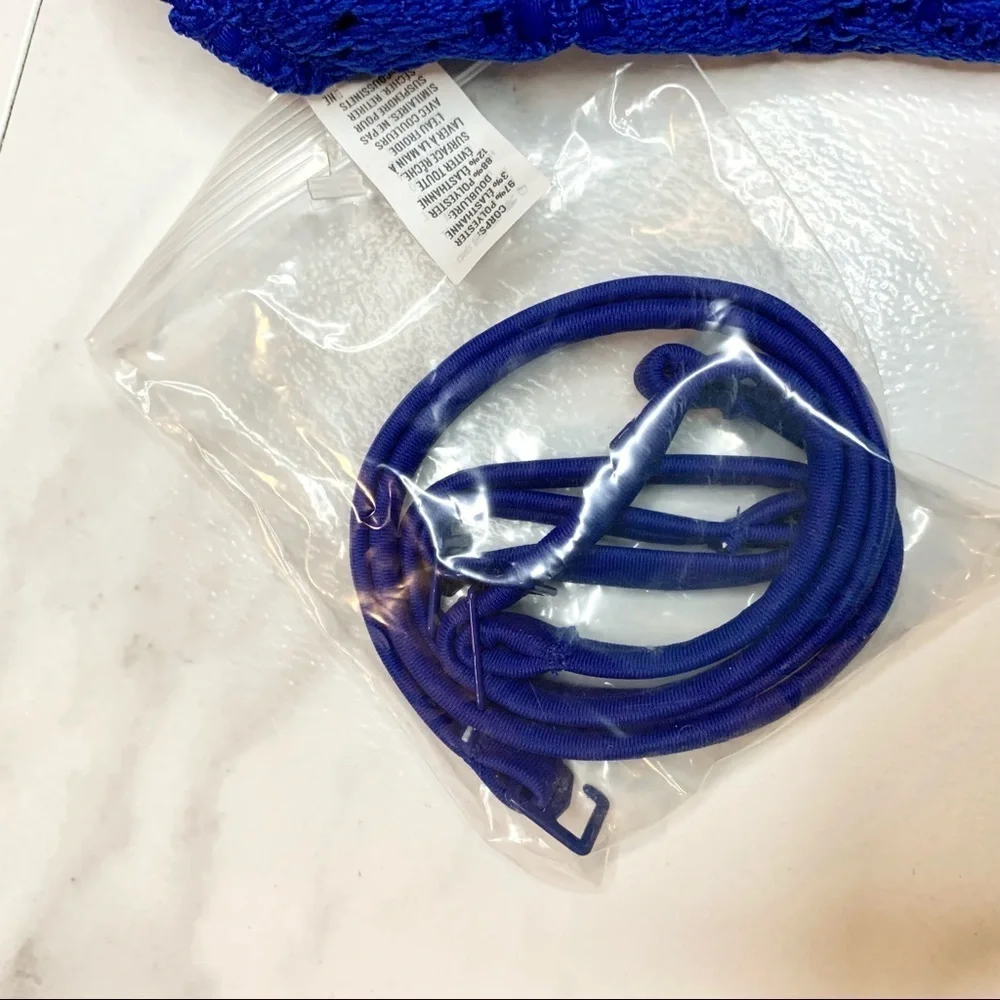 Aerie cobalt blue lace bandeau bikini top XS